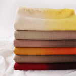 Bamboo Cotton Turban Manufacturer - Wholesale Two-Color Gradient Silk Scarf