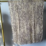 Cotton Hijab Factory - Custom Golden Snake Print Lightweight Shawl