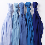 Bubble Chiffon Hijab Supplier - Wholesale 76 Colors Solid Scarves