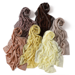 Chiffon Scarf Manufacturer - Custom Rhinestone Border Long Shawl