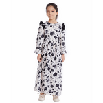 Children Dress Factory - Bulk Long Sleeved Floral Ball Gown Girl Dress