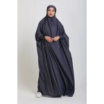 Prayer Jilbab Factory - OEM Batwing Sleeve Maxi Stretchable Robe