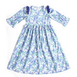 Children Dress Factory - Bulk Long Sleeved Floral Ball Gown Girl Dress