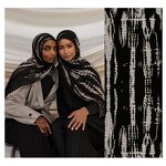 Modal Hijab Manufacturer - OEM Double Sided Floral Long Scarf