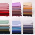 Square Chiffon Hijab Factory - Bulk 50 Colors Turban Shawl 90cm