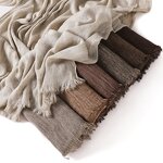 Rayon Wrinkle Hijab Supplier - Bulk Solid Crinkle Fringes Daily Scarf