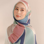 Pleated Chiffon Hijab Supplier - Wholesale Floral Lightweight Tudung