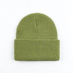 Winter Beanie Factory - OEM/ODM Hot Sale 2026 Solid Color Thermal Waffle Knit with Ear Flaps