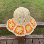 Seaside Beach Straw Hat Supplier - 2025 New Seaside Vacation Leisure Travel Handmade Flower
