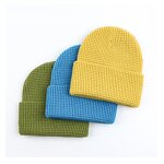 Winter Beanie Factory - OEM/ODM Hot Sale 2026 Solid Color Thermal Waffle Knit with Ear Flaps