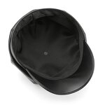 Women Berets Supplier - OEM/ODM Autumn Winter Leather Designer British Retro Fashion