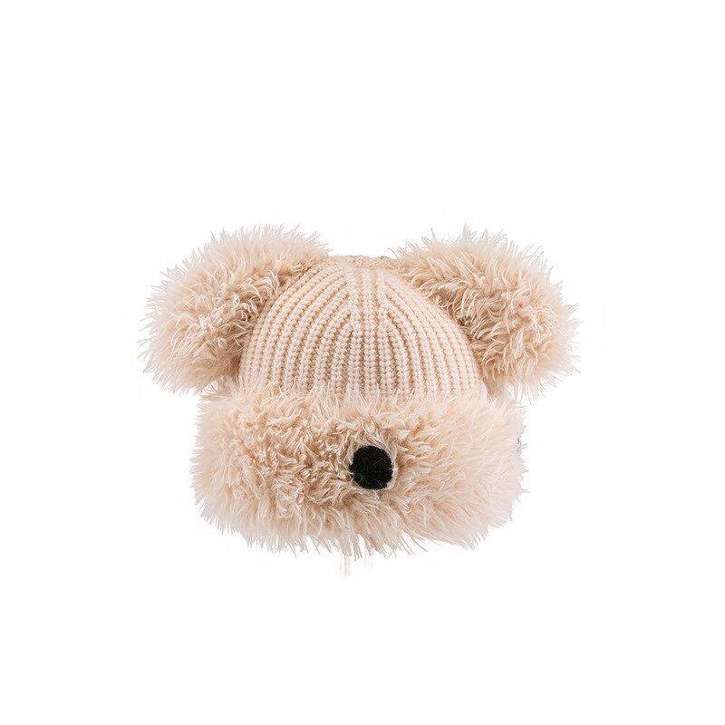 Plush Knitted Hat Factory - OEM/ODM Cute Big Ear Warm Joker Women's Korean Style Spandex
