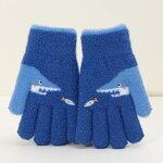 Riding Gloves Factory - Wholesale New Fleece-Lined Windproof Cold-Resistant Cute Knit Touchscreen