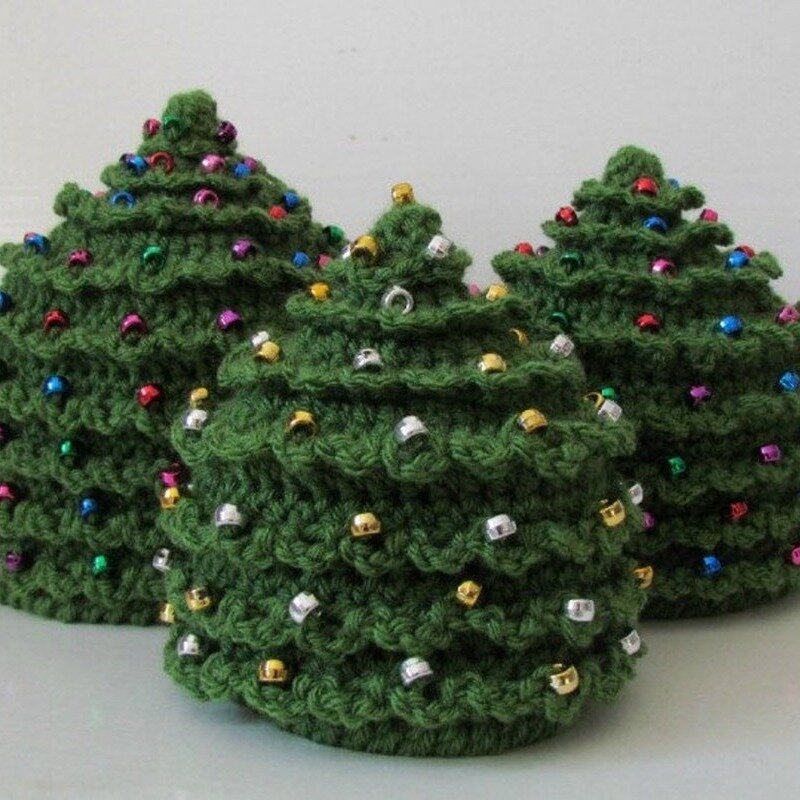 Family Knit Cap Supplier - Wholesale New Matching Christmas Tree Star Design Unisex Crochet