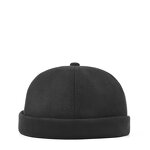 Docker Sailor Cap Supplier - Fashion Unisex Biker Cap Adjustable Casual Brimless Skull Gorro