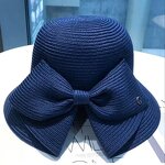 Hand-crocheted Straw Hat Factory - Summer Sun protection Day Fresh Flowers Foldable Shade Fisherman