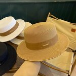 Leisure Art Sun Hat Factory - Spring Summer Thin Hollow Painter Hat Beret Straw for Men Women