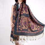 Polyester Plaid Shawl Factory - New Arrival Autumn Winter High-End Fringe Student Thick Warm Neck
