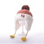 Baby Cap Supplier - Wholesale Winter Cartoon Ear Protection Cute Pompom Warm Windproof