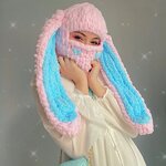 One Hole Balaclava Factory - Wholesale Spring Matching Color Hat Mask in One Warm Knitted