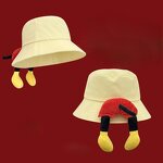Dog Sun Hat Manufacturer - OEM/ODM Japanese Style Cute Sun Protection Face-Slimming Bucket Hat