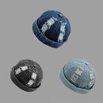 Corduroy Couples Hat Manufacturer - 2025 Fashion Pure Color No Brim Landlord Dome Hip Hop