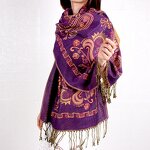 Polyester Plaid Shawl Factory - New Arrival Autumn Winter High-End Fringe Student Thick Warm Neck