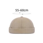 Corduroy Sailor Hat Supplier - Men's and Women's Short Paragraph Landlord Hat Retro Brimless