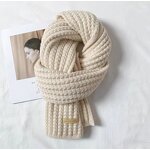 Winter Scarf Manufacturer - Wholesale Warm Breathable Fashion Solid Color Thickened Wool