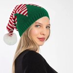 Christmas Jacquard Hat Factory - Wholesale Multi Color Cold with Plush Ball Custom Acrylic