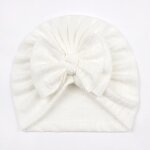 Baby Hat Factory - OEM/ODM Spring Autumn Solid Color Skin Friendly Soft Infant Cap with Bow