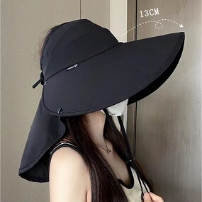 Foldable Sun Hat Supplier - OEM/ODM Popular Summer Necessary 14cm Large Brim Sunshade Beach