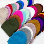 Solid Color Knitted Hat Supplier - OEM/ODM Premium Autumn Winter New Large Head Warm Versatile