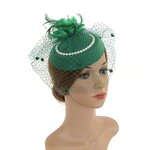 European Bridal Headpiece Supplier - Wholesale Vintage Veil Fascinator Feather for Wedding