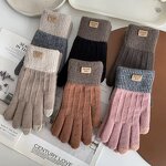 Winter Acrylic Gloves Supplier - Popular Bulk Discount Hot Selling Custom Anti-slip Warm Oblique Hook