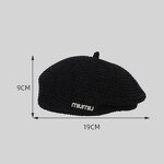 Artist Painter Beret Manufacturer - Bulk Discount Adjustable Breathable Simple Retro Modern Black