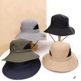 Bucket Hat Supplier - OEM/ODM Korean Style Leopard Print Retro Hip Hop Reversible UV
