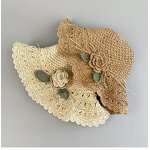 Japanese Simple Flat Top Hat Manufacturer - Summer British Retro Small Top Hat Seaside Holiday