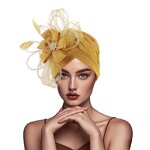 Feather Veil Fascinator Supplier - OEM/ODM New Arrival Handmade Black Evening Banquet Church