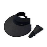 Korean Sun Hat Manufacturer - OEM/ODM Holiday Wind Increase Visor Ice Silk Splicing Straw Empty Top