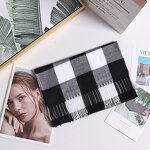 Polyester Plaid Shawl Supplier - New Arrival Autumn Winter High-End Cross-Border All-Match for Couples