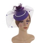 European Bridal Headpiece Supplier - Wholesale Vintage Veil Fascinator Feather for Wedding