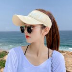 Sports Visor Cap Factory - OEM/ODM New Arrival Solid Color Summer Outdoor Adjustable Tennis Golf