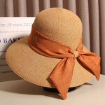 English Flat Top Hat Manufacturer - Fashionable Wholesale Summer Pearl Ribbon Top Casual French