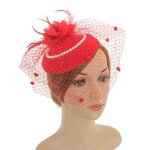 European Bridal Headpiece Supplier - Wholesale Vintage Veil Fascinator Feather for Wedding