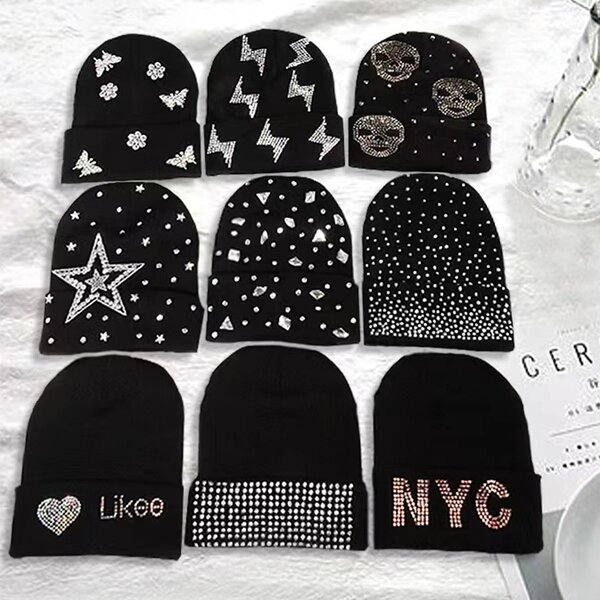 Diamond Hat Factory - OEM/ODM Custom Warm Outdoor Printing Jacquard Woolen Unisex