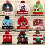 Santa Knitted Hat Factory - Wholesale Premium Boy Long Print Beanie Adult Wool Children