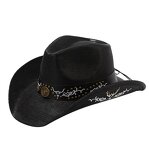 Western Prairie Felt Hat Manufacturer - OEM/ODM Breathable Foldable British Style Hard Denim
