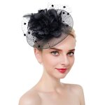 Formal Headdress Supplier - Light Luxury Euro-American Style Solid Color Horse Racing Church