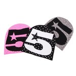 Baby Boy's Knitted Hat Supplier - Winter Velvet Thickened with Rabbit Ears Animal Print Spandex